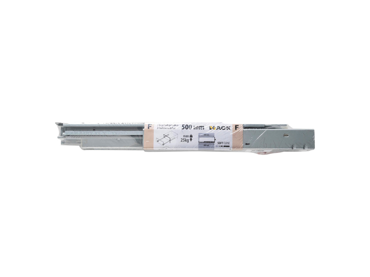 Mack Soft Close ladegeleider clip uittrekbaar 50cm 2 stuks