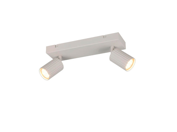 Trio Soka barre de spots GU10 2x5 W gris