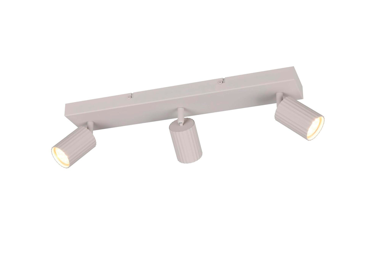 Trio Soka balkspot GU10 3x5 W grijs