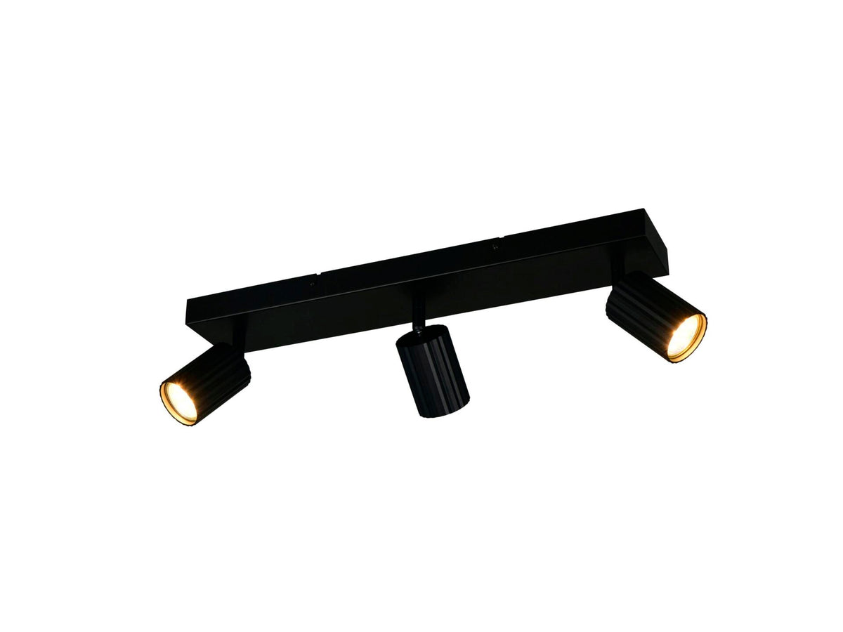 Trio Soka balkspot GU10 3x5 W zwart