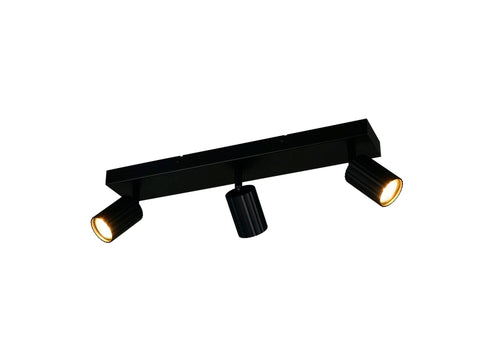 Trio Soka balkspot GU10 3x5 W zwart