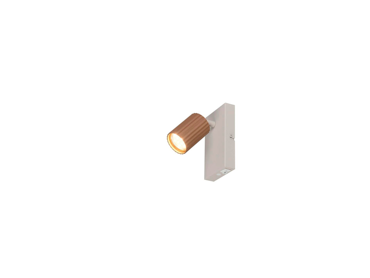 Trio Soka wandspot GU10 5W bruin