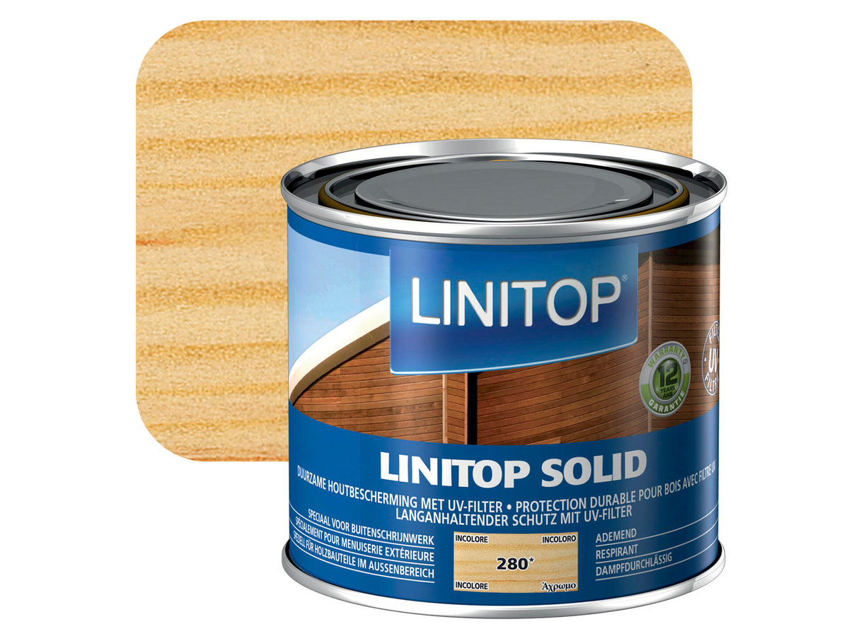 Linitop Solid beits Solid 0,5l kleurloos #280