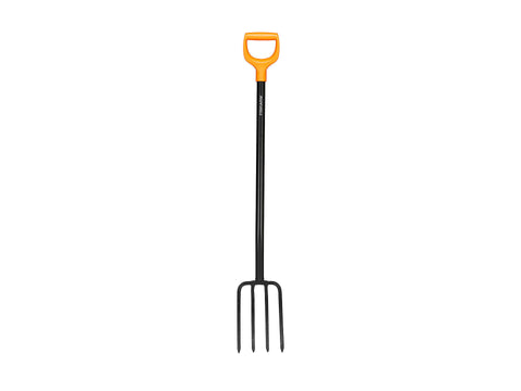 Fiskars Solid spitvork 17cm 4 tanden + D-steel 94,5cm