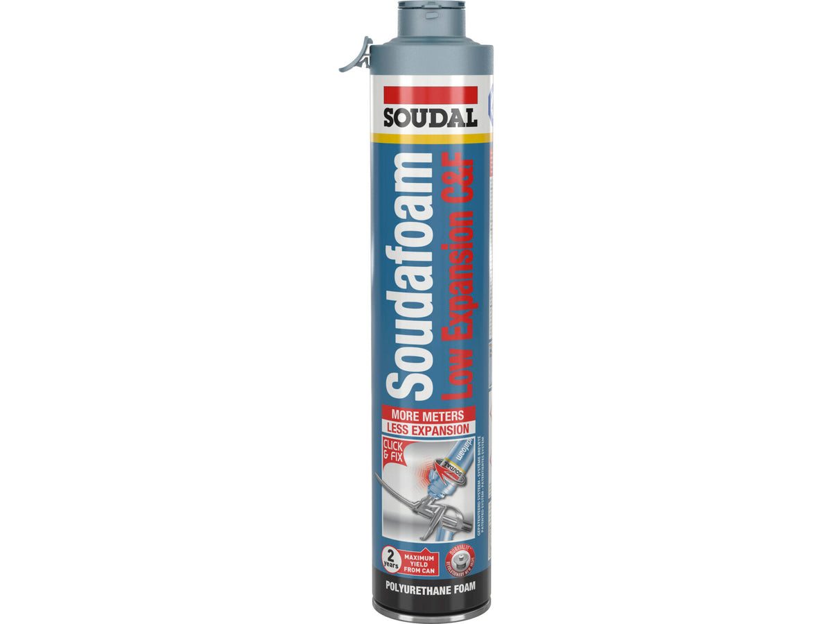Soudal Soudafoam pistoolschuim low expansion click&fix 750ml