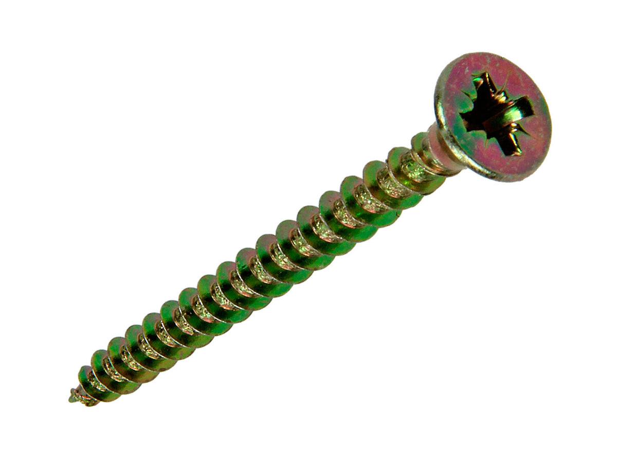 Mack Spaanplaatschroeven PZ2 40x3,5 mm geelverzinkt 22 stuks