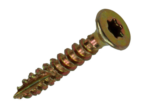 Mack Spaanplaatschroeven TX10 20x3 mm geelverzinkt 175 stuks