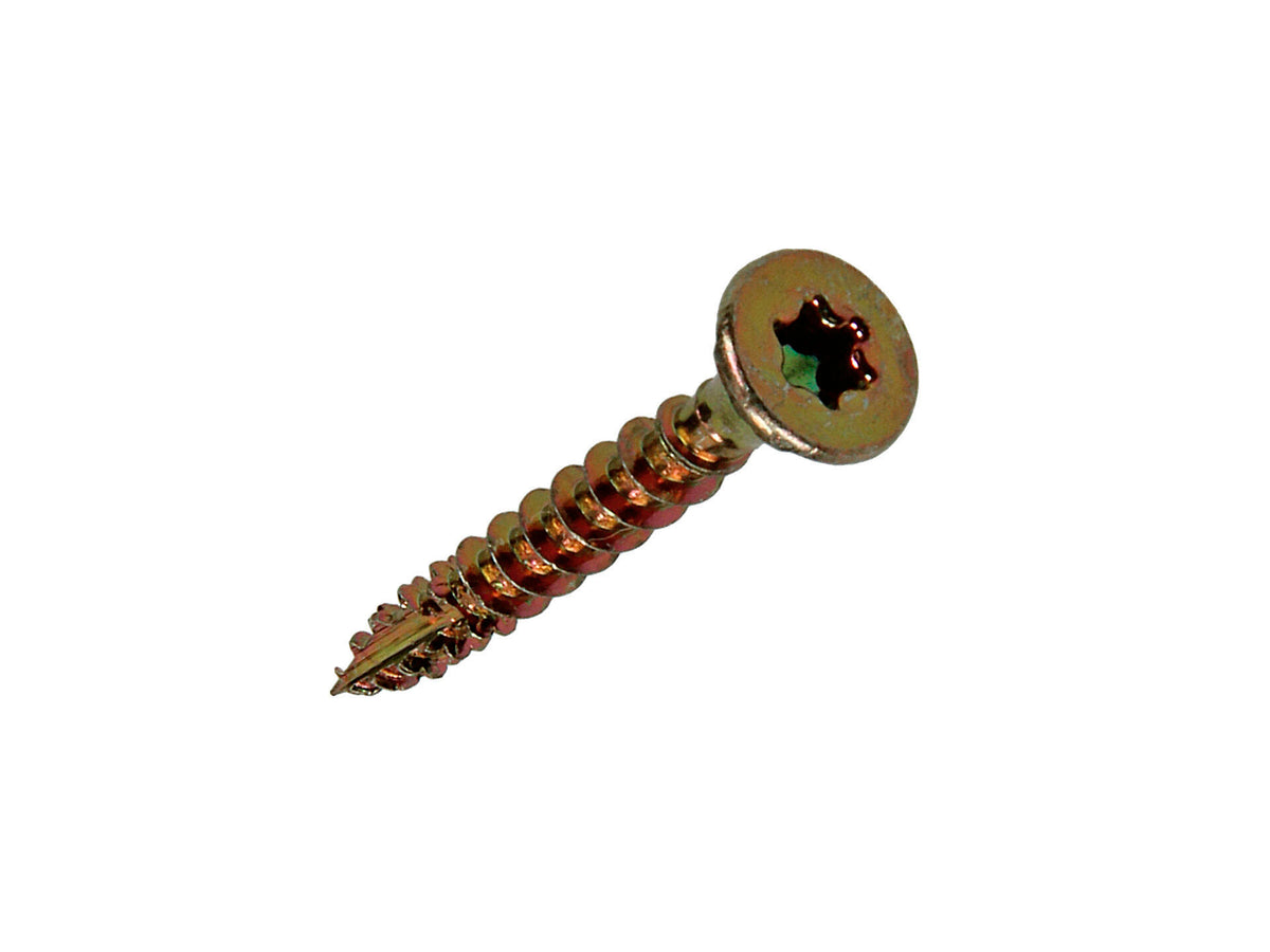 Mack Spaanplaatschroeven TX15 25x3,5 mm geelverzinkt 32 stuks