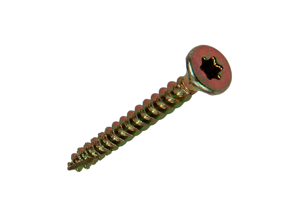 Mack Spaanplaatschroeven TX15 30x3,5 mm geelverzinkt 26 stuks