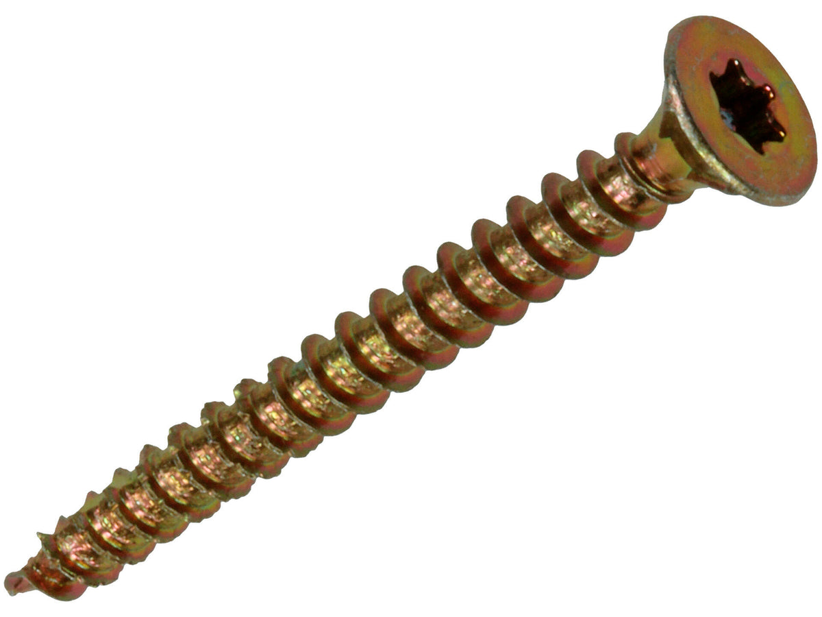 Mack Spaanplaatschroeven TX15 35x3,5 mm geelverzinkt 65 stuks