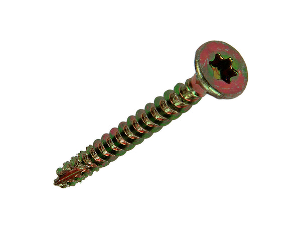 Mack Spaanplaatschroeven TX20 35x4 mm geelverzinkt 20 stuks