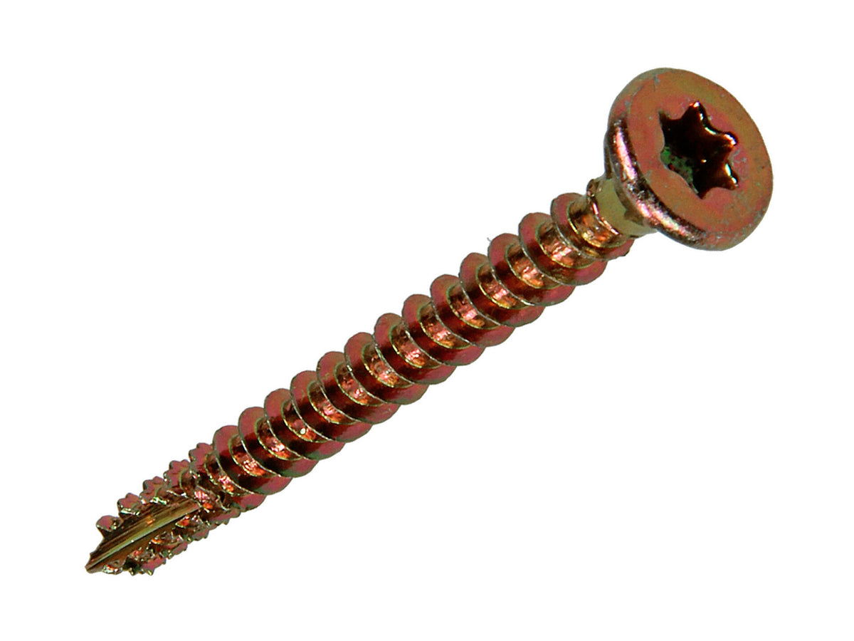 Mack Spaanplaatschroeven TX20 40x4 mm geelverzinkt 200 stuks