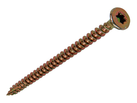 Mack Spaanplaatschroeven TX20 60x4 mm geelverzinkt 200 stuks