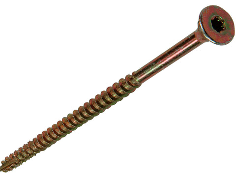 Mack Spaanplaatschroeven TX25 100x6 mm geelverzinkt 4 stuks