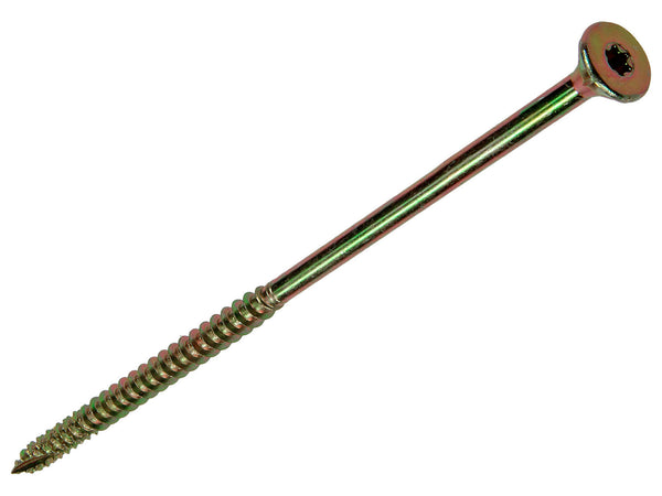 Mack Spaanplaatschroeven TX25 140x6 mm geelverzinkt 4 stuks