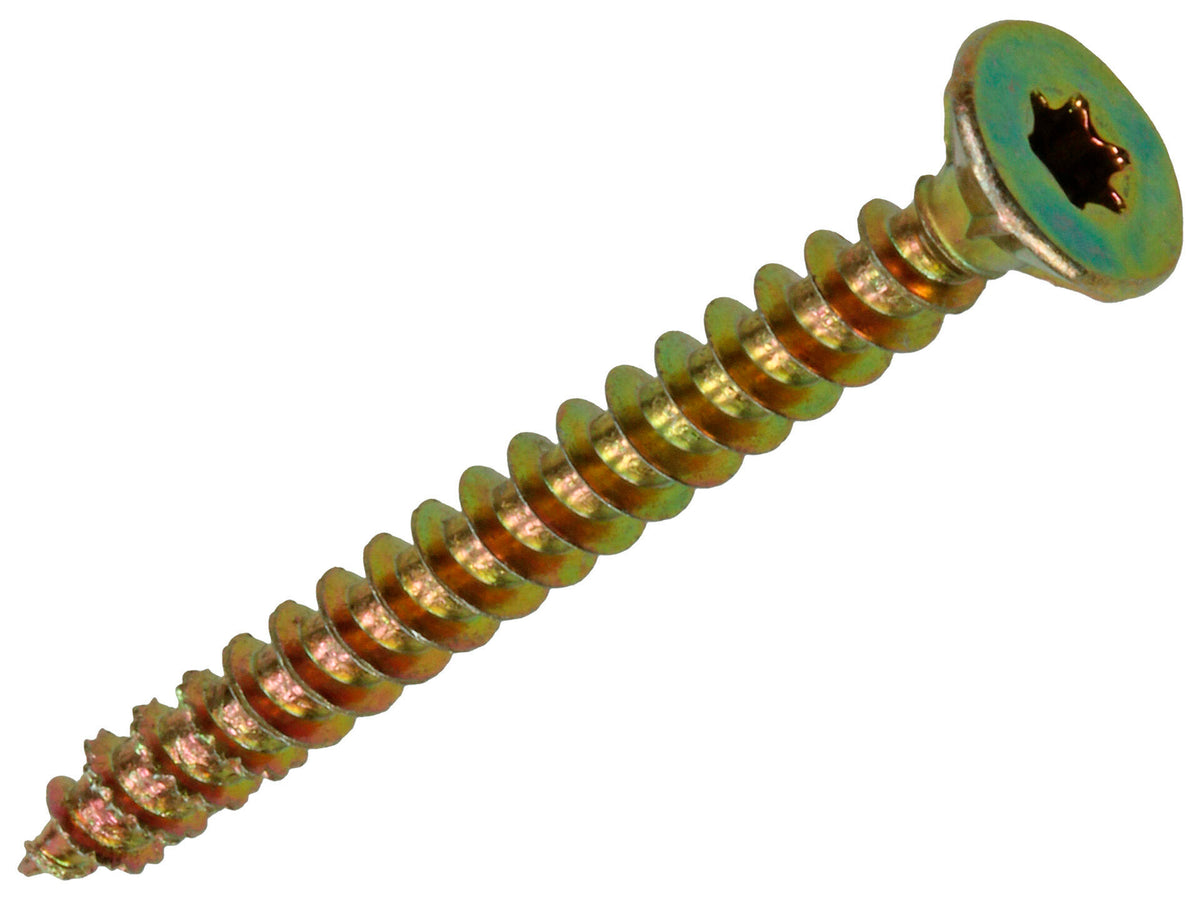 Mack Spaanplaatschroeven TX25 45x4,5 mm geelverzinkt 13 stuks
