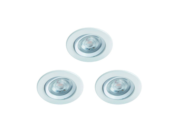 Philips Sparkle LED inbouwspot 3x5 W dimbaar wit