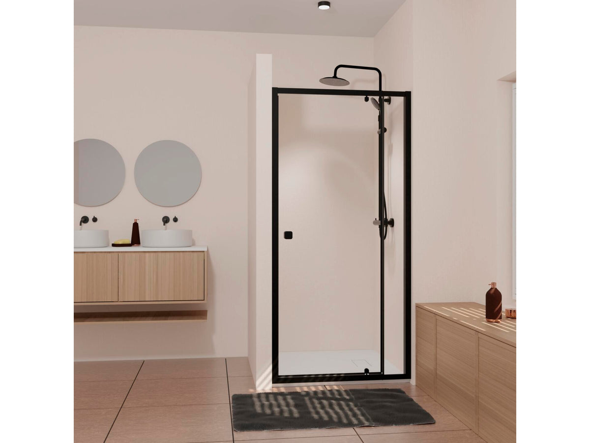 Aurlane Spot douchedraaideur 80-90x185cm zwart