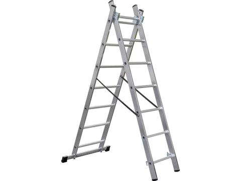 Escalo Stabilo ladder met stabilisator 2x7 sporten