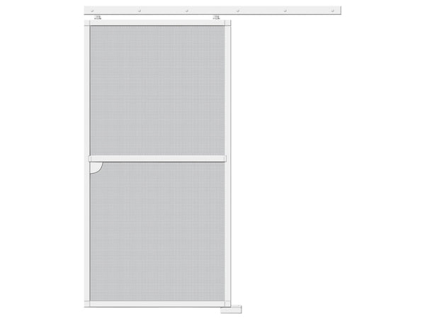 CanDo Standard porte moustiquaire coulissante 120x240 cm blanc