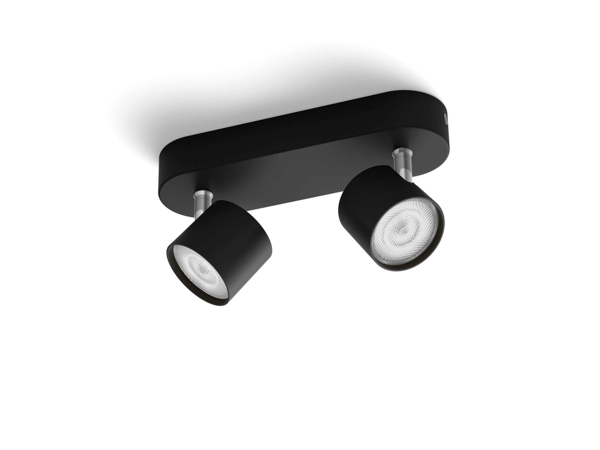 Star LED balkspot 2x4,5 W zwart