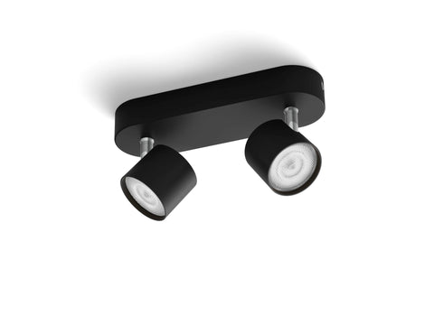 Star LED balkspot 2x4,5 W zwart