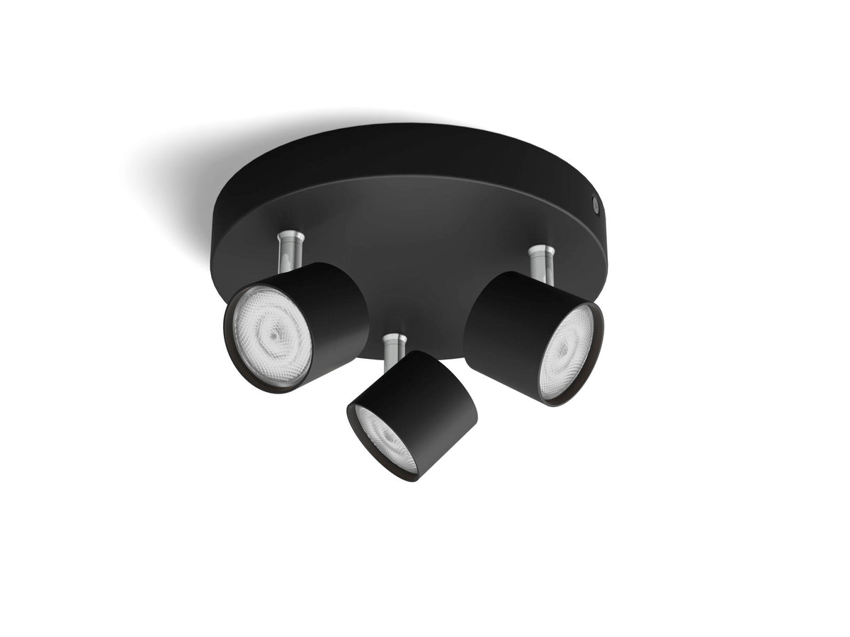 Star LED plafondspot 3x4,5 W zwart