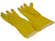 Starbright huishoudhandschoenen M latex geel