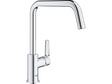 GROHE Start Edge mitigeur cuisine bec U pour installation devant fenêtre chromé