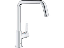 GROHE Start Edge mitigeur cuisine bec U pour installation devant fenêtre chromé