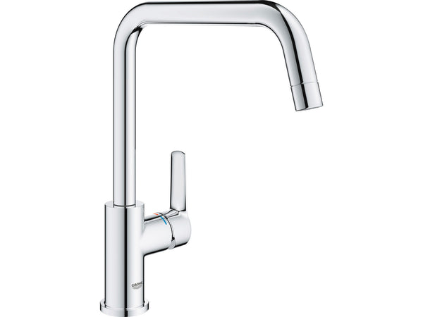 GROHE Start Edge keukenmengkraan U-uitloop voor installatie voor een raam chroom