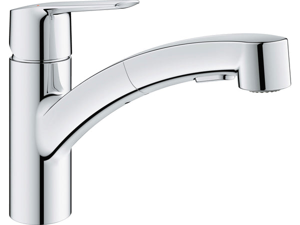 GROHE Start Keukenmengkraan met uittrekbare uitloop chroom