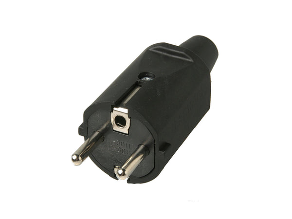 Profile Stekker 16A rubber zwart