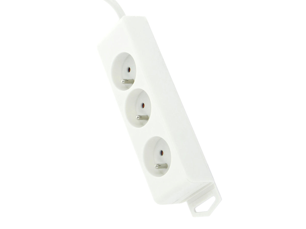 Profile Stekkerdoos 3x met kabel 5m wit