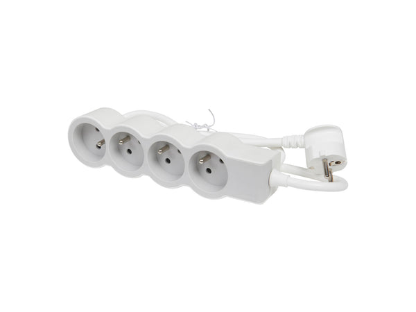 Legrand Bloc multiprise 4x avec câble 3m blanc