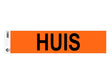 Sticker vinyl huis 49x11,5 cm