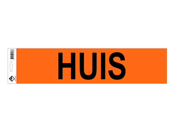 Autocollant vinyle huis 49x11,5 cm
