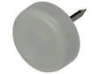 Mack Stoelglijder met nagel 19mm wit 12 stuks