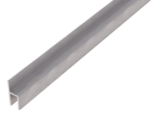 Stoeltjesprofiel 26x11x1,5x8 mm 100cm aluminium