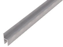 Stoeltjesprofiel 26x11x1,5x8 mm 200cm aluminium