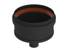 Saninstal Stop met condensafvoer voor pelletkachel 80mm zwart