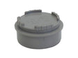 Scala Stop met schroef 50mm grijs
