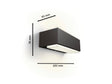 Philips Stratosphere applique murale extérieure LED 3,8W lumière en bas anthracite