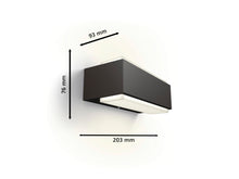 Philips Stratosphere applique murale extérieure LED 3,8W lumière en bas anthracite