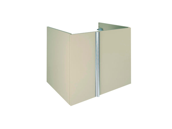Lafiness Meuble lavabo Stretto 60cm 2 portes taupe