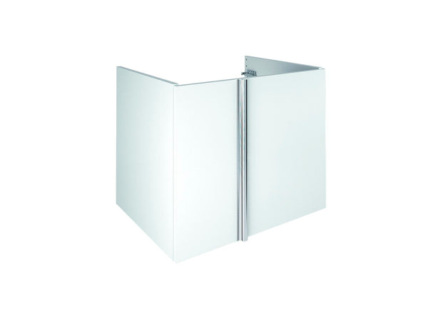 Lafiness Stretto meuble lavabo 60cm 2 portes blanc