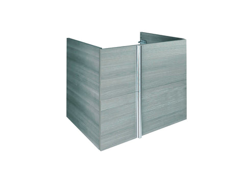 Lafiness Stretto wastafelkast 60cm 2 lades sandy grey