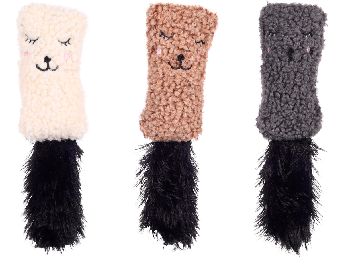 Flamingo Suava kattenspeelgoed kussentje 20cm beschikbaar in 3 kleuren