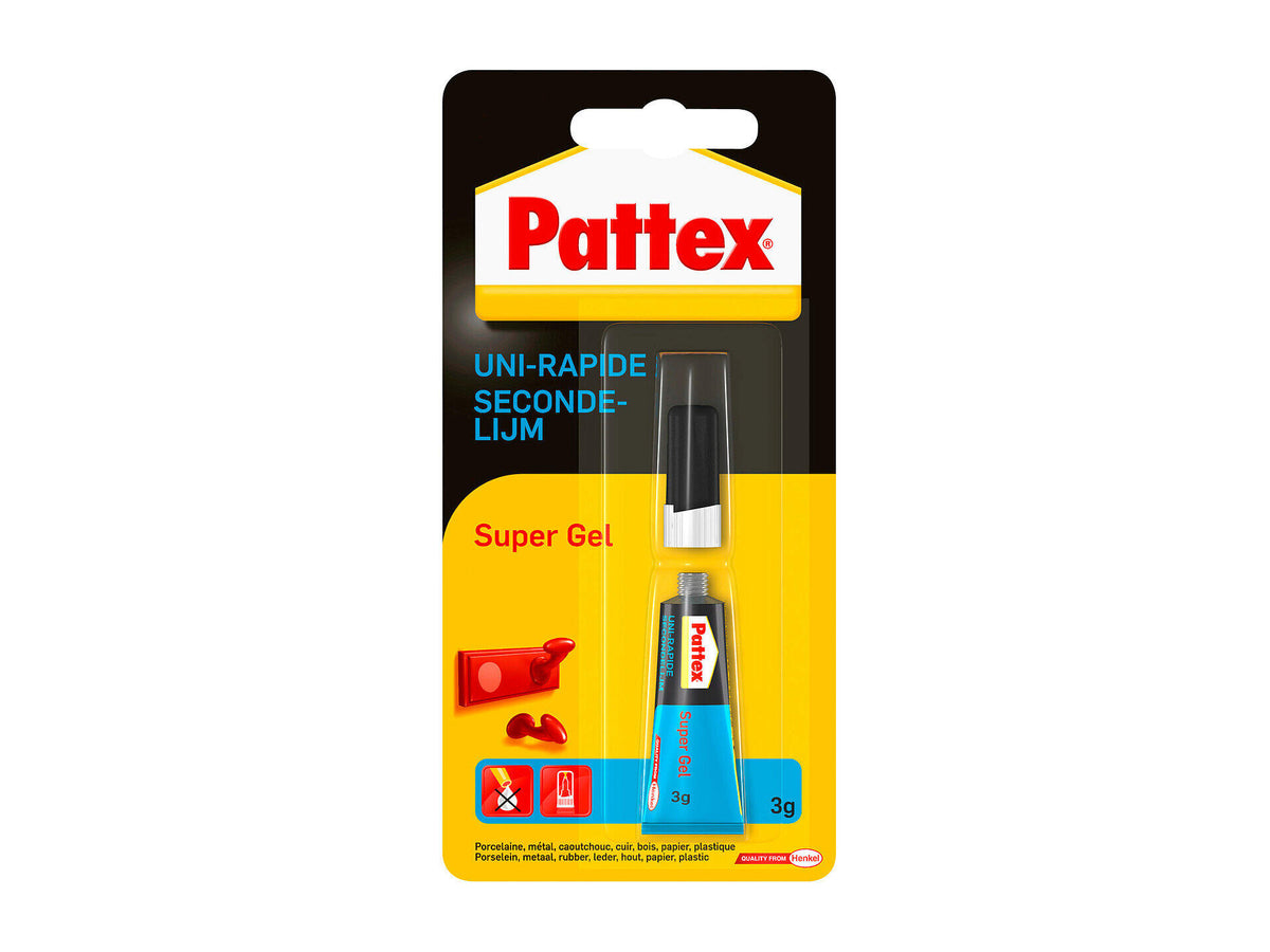 Pattex Super Gel secondelijm 3g
