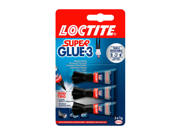 Loctite Super Glue-3 Mini Dose secondelijm 3x1 g